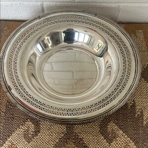 Vintage silver plate bowl